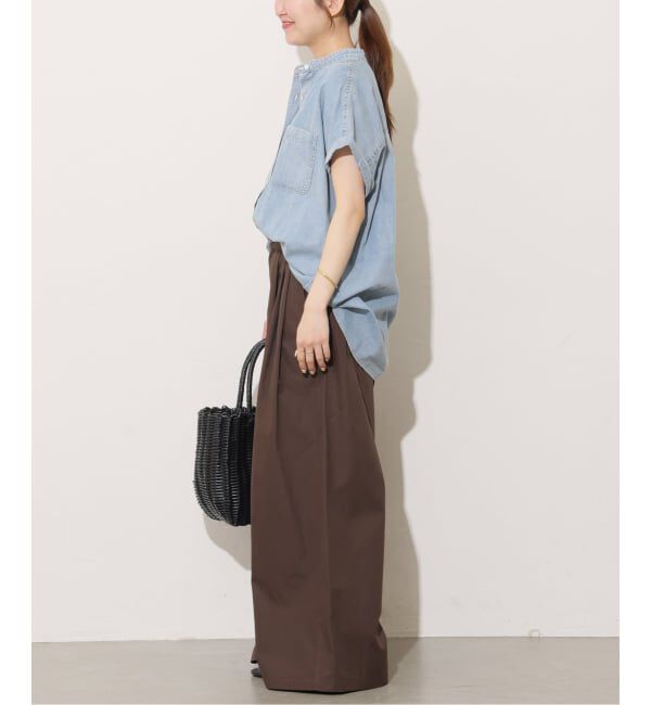 JOURNAL STANDARD relume「コットンリネンタックワイドパンツ」|その他|