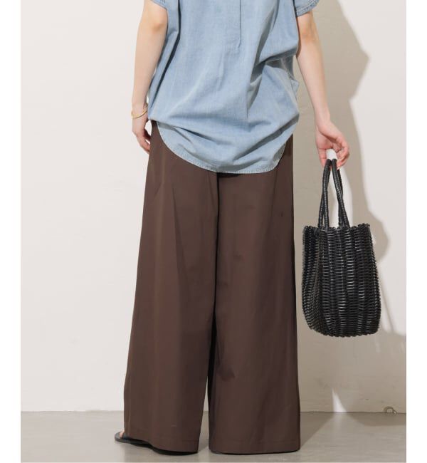 JOURNAL STANDARD relume「コットンリネンタックワイドパンツ」|その他|