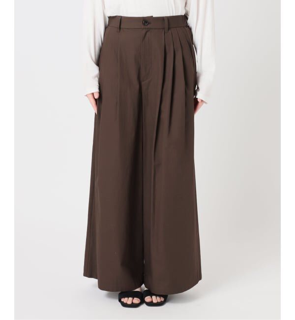 JOURNAL STANDARD relume「コットンリネンタックワイドパンツ」|その他|