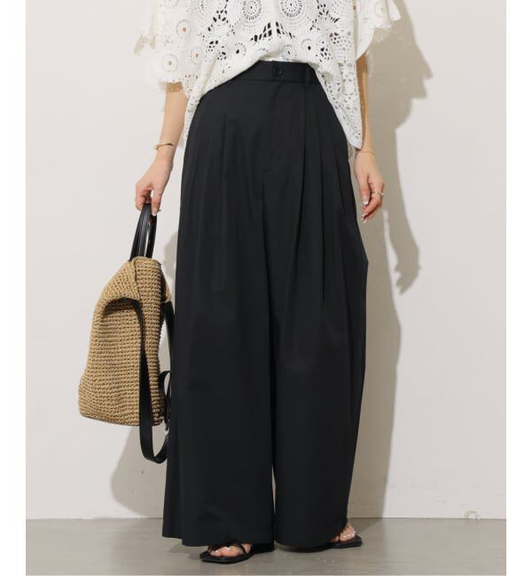 JOURNAL STANDARD relume「コットンリネンタックワイドパンツ」|その他|
