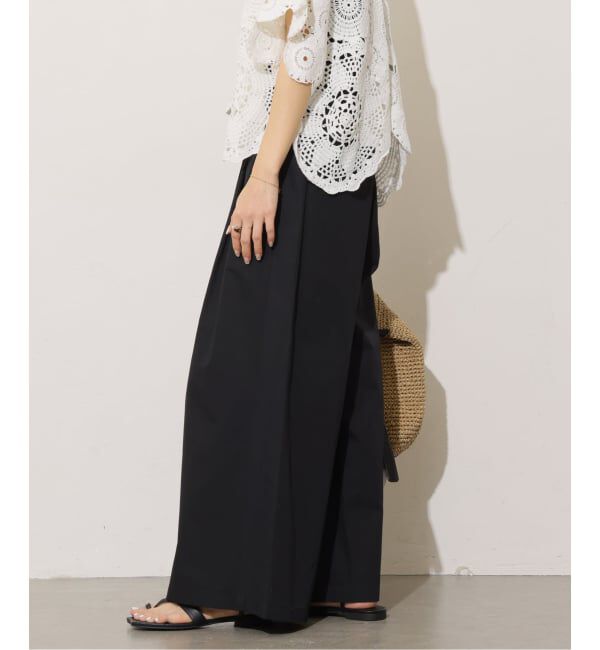 JOURNAL STANDARD relume「コットンリネンタックワイドパンツ」|その他|