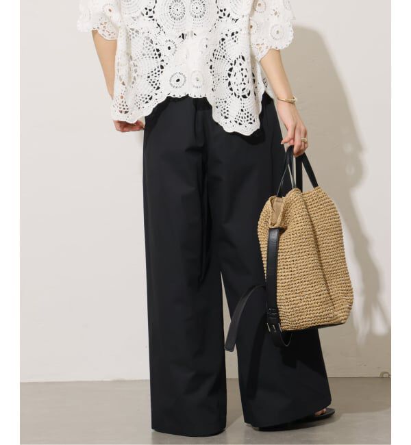 JOURNAL STANDARD relume「コットンリネンタックワイドパンツ」|その他|