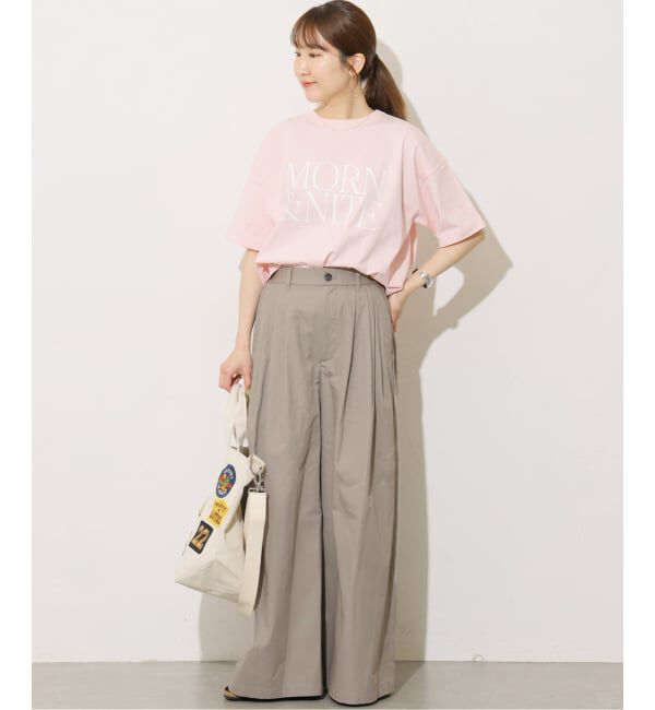 JOURNAL STANDARD relume「コットンリネンタックワイドパンツ」|その他|
