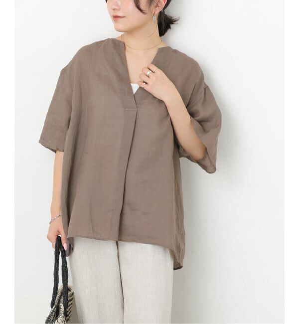JOURNAL STANDARD relume「ガーメントダイラミーVネックプルオーバー」|シャツ・ブラウス|