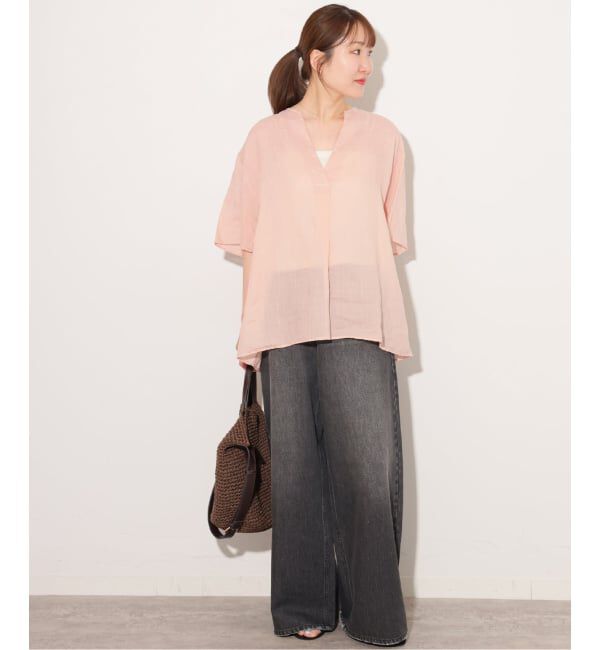 JOURNAL STANDARD relume「ガーメントダイラミーVネックプルオーバー」|シャツ・ブラウス|