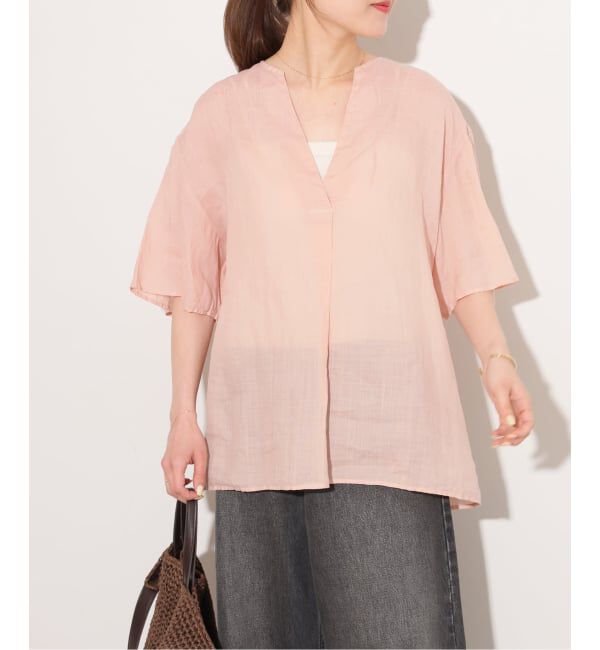 JOURNAL STANDARD relume「ガーメントダイラミーVネックプルオーバー」|シャツ・ブラウス|