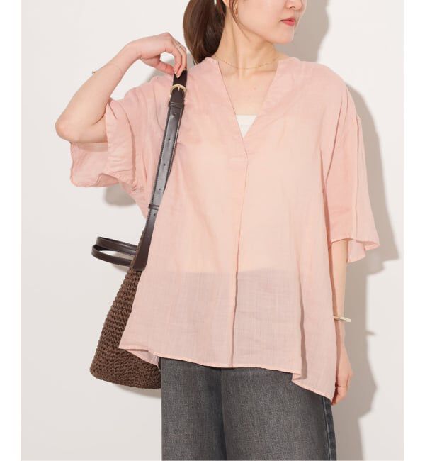 JOURNAL STANDARD relume「ガーメントダイラミーVネックプルオーバー」|シャツ・ブラウス|