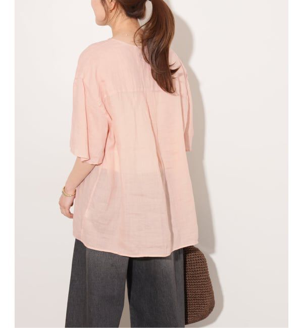 JOURNAL STANDARD relume「ガーメントダイラミーVネックプルオーバー」|シャツ・ブラウス|