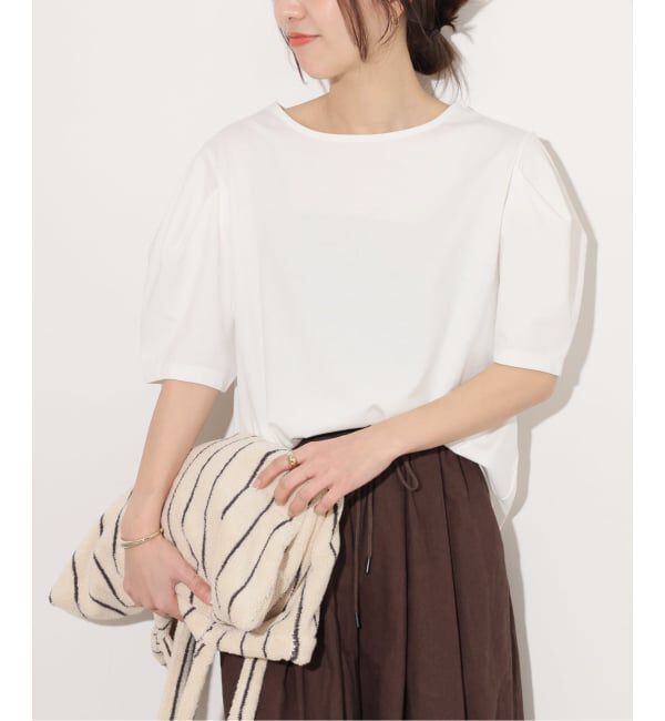 JOURNAL STANDARD relume「タックデザインスリーブプルオーバー」|Tシャツ・カットソー|ホワイト