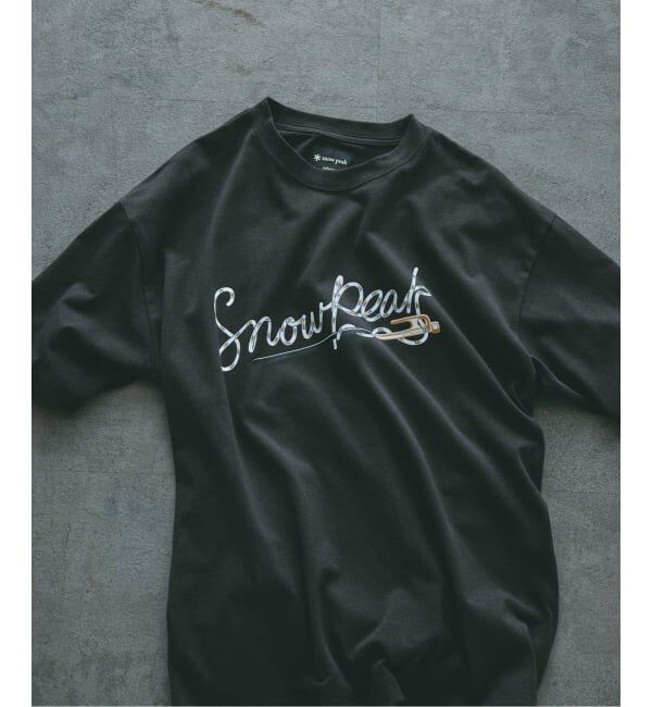 JOURNAL STANDARD relume「Snow Peak / スノーピーク 別注 ペグ＆ロープ ロゴTシャツ」|Tシャツ・カットソー|