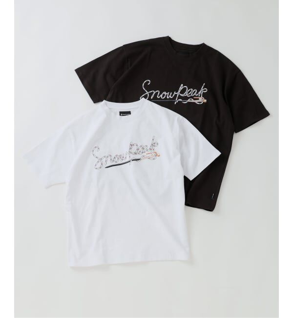 JOURNAL STANDARD relume「Snow Peak / スノーピーク 別注 ペグ＆ロープ ロゴTシャツ」|Tシャツ・カットソー|