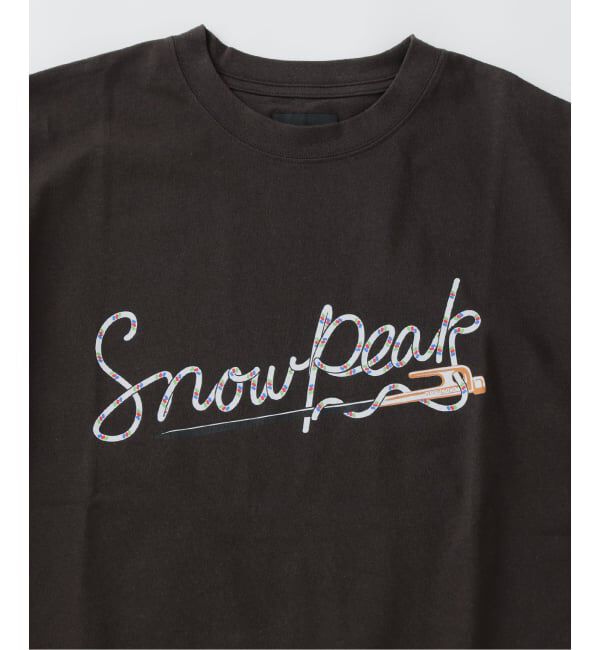 JOURNAL STANDARD relume「Snow Peak / スノーピーク 別注 ペグ＆ロープ ロゴTシャツ」|Tシャツ・カットソー|