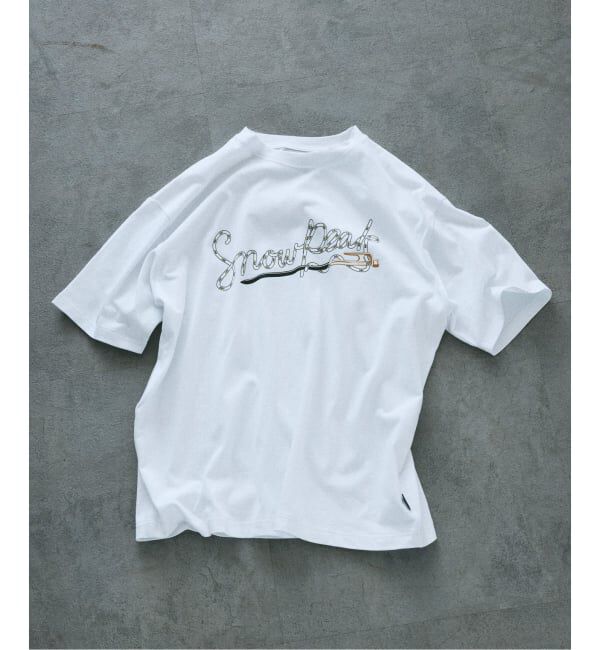JOURNAL STANDARD relume「Snow Peak / スノーピーク 別注 ペグ＆ロープ ロゴTシャツ」|Tシャツ・カットソー|ホワイト