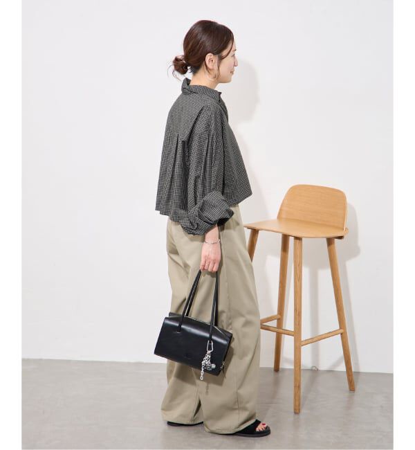 JOURNAL STANDARD「UTILITY TYPEWRITER クロップドシャツ」|シャツ・ブラウス|