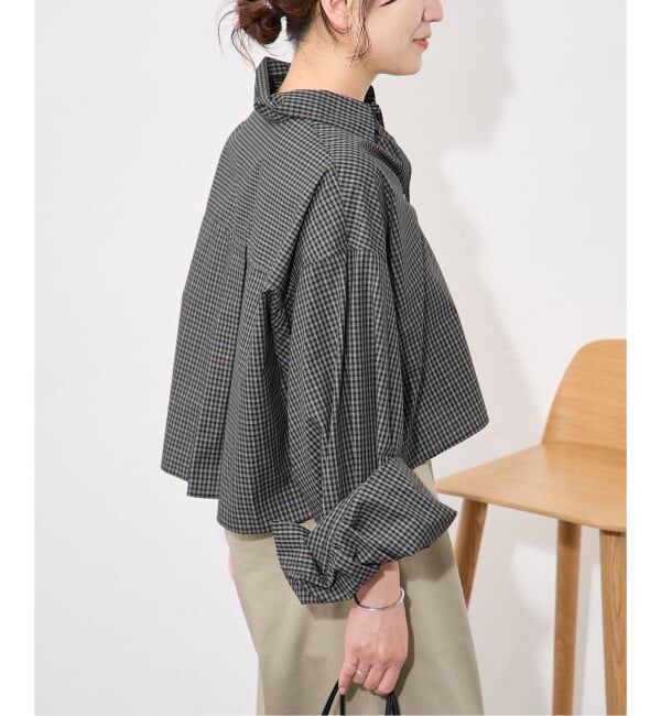 JOURNAL STANDARD「UTILITY TYPEWRITER クロップドシャツ」|シャツ・ブラウス|