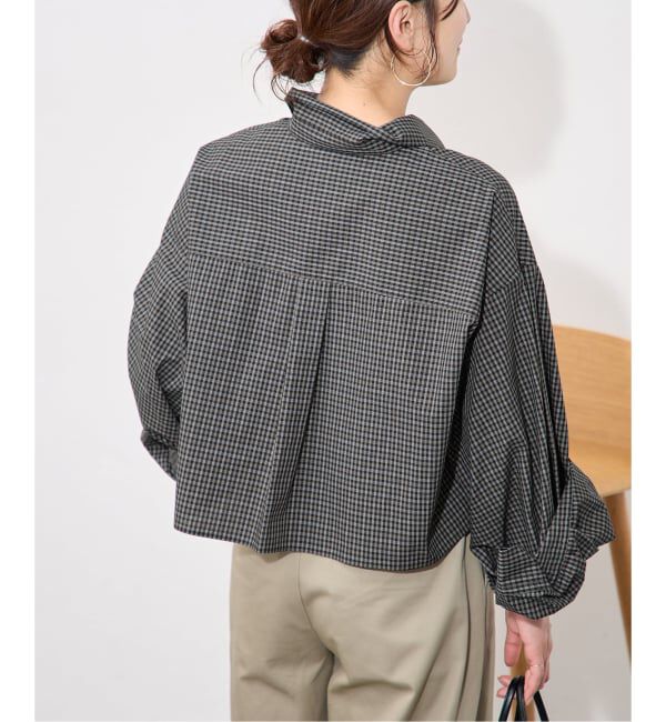 JOURNAL STANDARD「UTILITY TYPEWRITER クロップドシャツ」|シャツ・ブラウス|