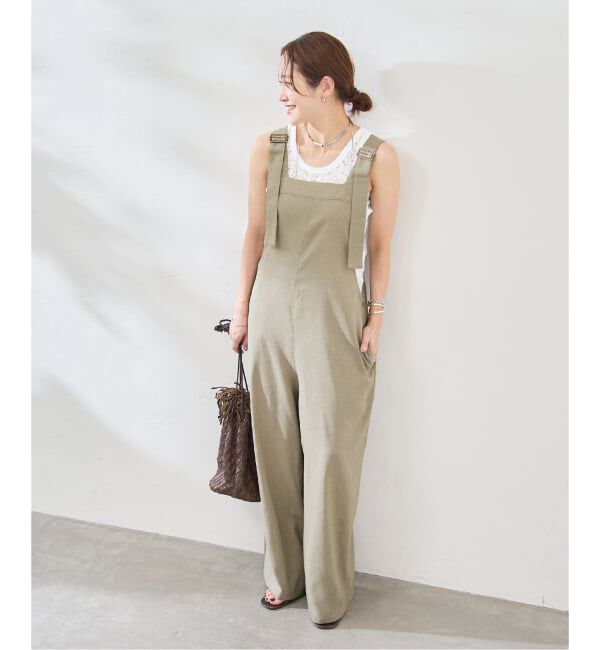 JOURNAL STANDARD「アイアスストレッチサロペット」|オールインワン|