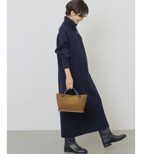 JOURNAL STANDARD relume「《WEB限定追加予約3》スウェットライクハーフジップワンピース」|ワンピース|