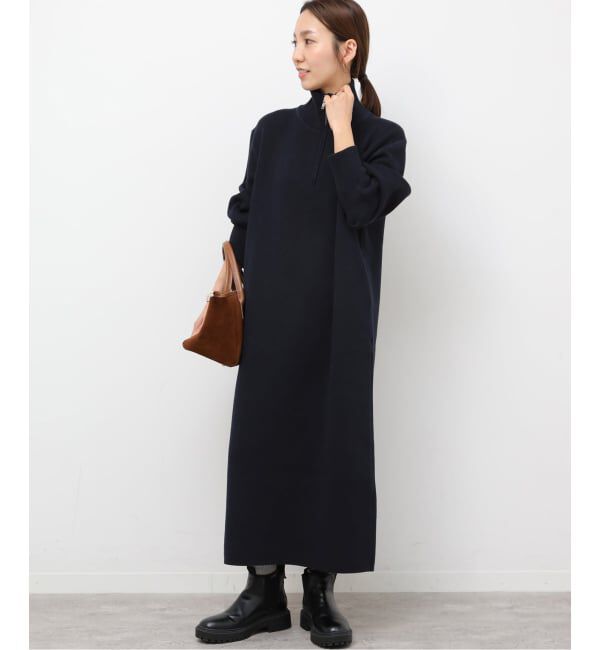 JOURNAL STANDARD relume「《WEB限定追加予約3》スウェットライクハーフジップワンピース」|ワンピース|