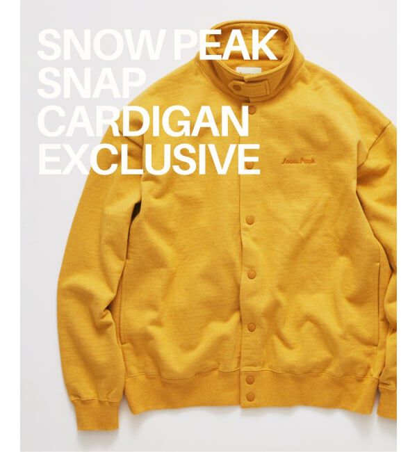 JOURNAL STANDARD「《予約》snow peak / スノーピーク 別注 スナップ カーディガン」|カーディガン|イエロー A