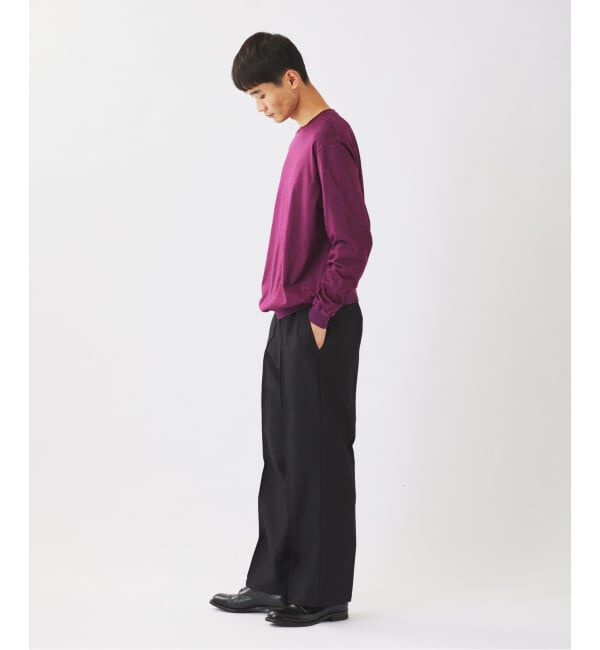 JOURNAL STANDARD relume「《予約》米富繊維 / Yonetomi 別注 ガーメントダイ ボーダー ロンT」|Tシャツ・カットソー|