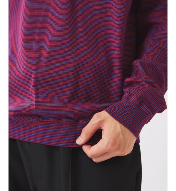 JOURNAL STANDARD relume「《予約》米富繊維 / Yonetomi 別注 ガーメントダイ ボーダー ロンT」|Tシャツ・カットソー|