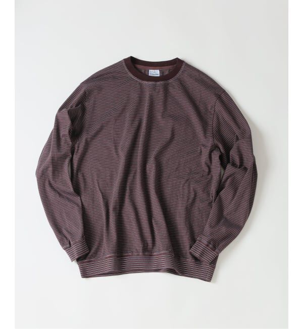 JOURNAL STANDARD relume「《予約》米富繊維 / Yonetomi 別注 ガーメントダイ ボーダー ロンT」|Tシャツ・カットソー|