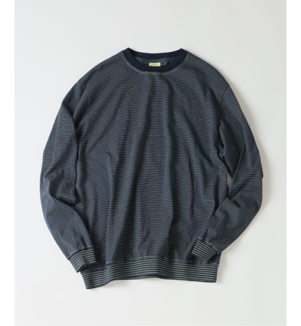 JOURNAL STANDARD relume「《予約》米富繊維 / Yonetomi 別注 ガーメントダイ ボーダー ロンT」|Tシャツ・カットソー|