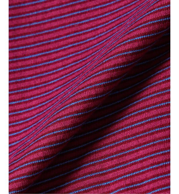 JOURNAL STANDARD relume「《予約》米富繊維 / Yonetomi 別注 ガーメントダイ ボーダー ロンT」|Tシャツ・カットソー|