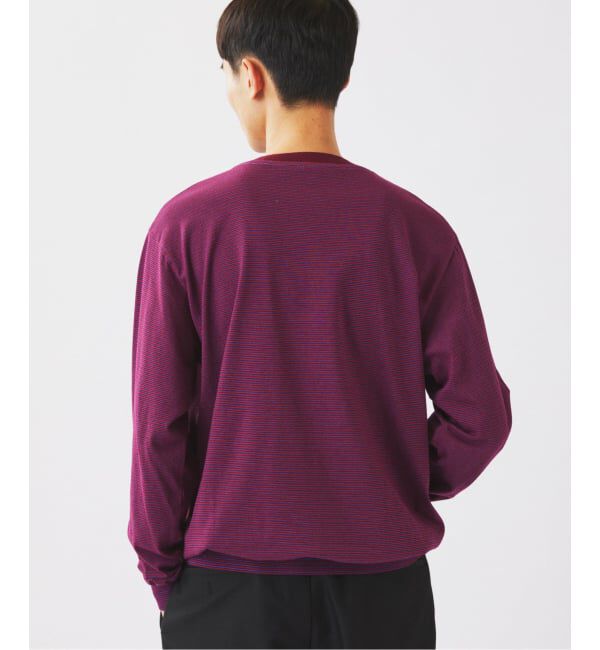 JOURNAL STANDARD relume「《予約》米富繊維 / Yonetomi 別注 ガーメントダイ ボーダー ロンT」|Tシャツ・カットソー|
