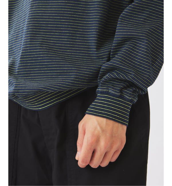 JOURNAL STANDARD relume「《予約》米富繊維 / Yonetomi 別注 ガーメントダイ ボーダー ロンT」|Tシャツ・カットソー|