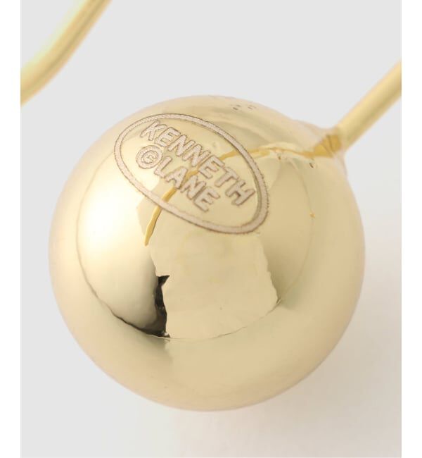 JOURNAL STANDARD relume「【Kenneth Jay Lane/ケネス ジェイ レーン】 gold drop wire earring」|ピアス|