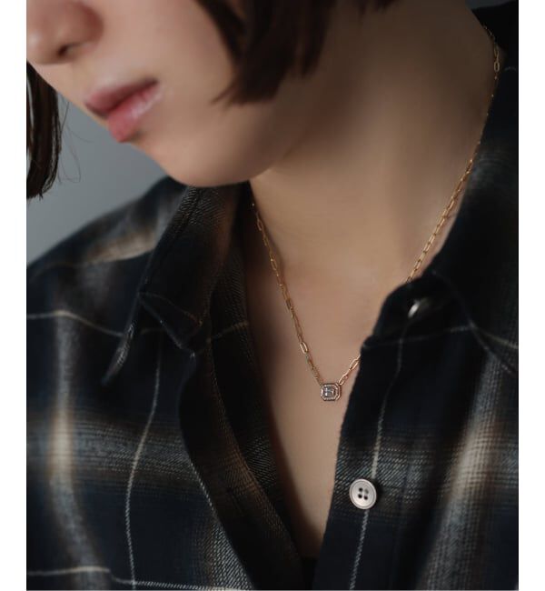 Lilas by Spick&Span「アップグレードホワイトトパーズネックレス K18」|ネックレス|