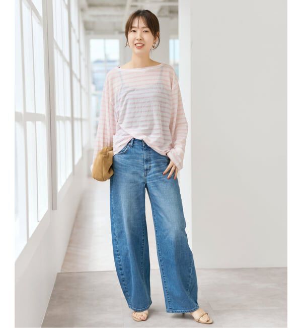 Spick and Span「シアーボーダーTシャツ」|Tシャツ・カットソー|