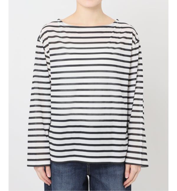 Spick and Span「シアーボーダーTシャツ」|Tシャツ・カットソー|