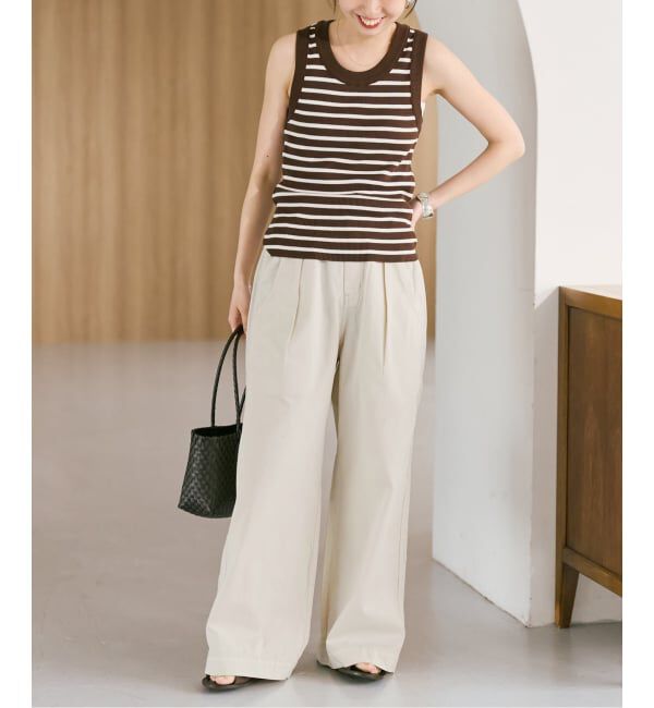 Spick and Span「ライトコットンストレートパンツ」|その他|