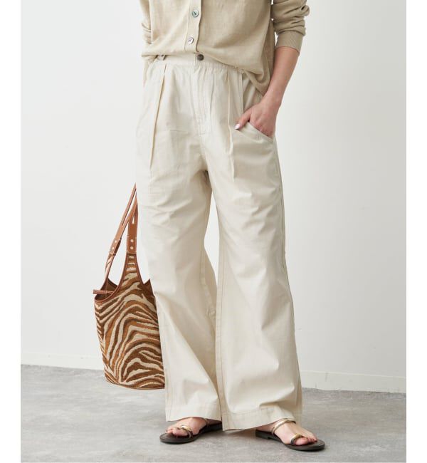 Spick and Span「ライトコットンストレートパンツ」|その他|