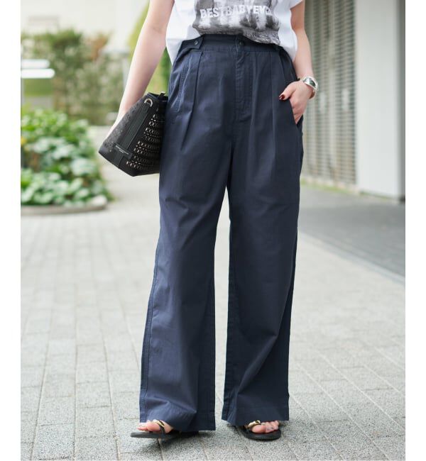 Spick and Span「ライトコットンストレートパンツ」|その他|