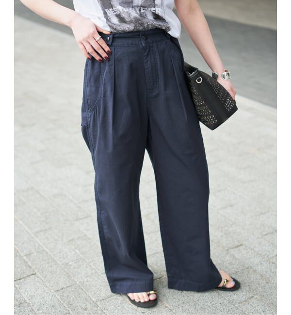 Spick and Span「ライトコットンストレートパンツ」|その他|