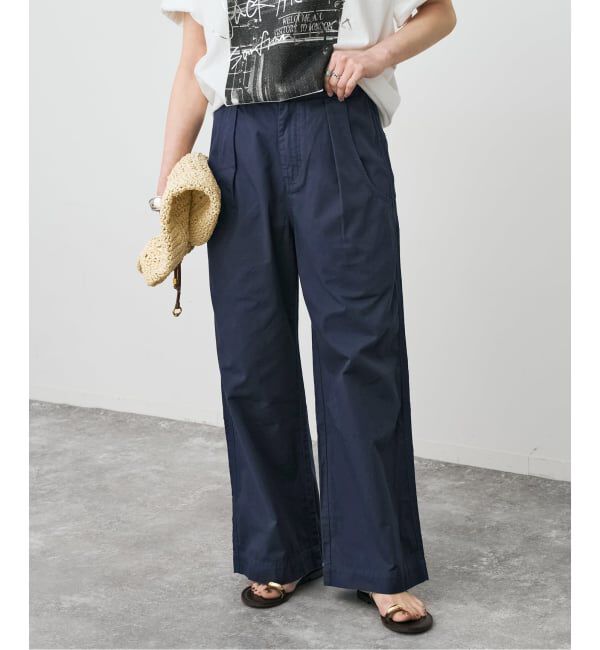 Spick and Span「ライトコットンストレートパンツ」|その他|