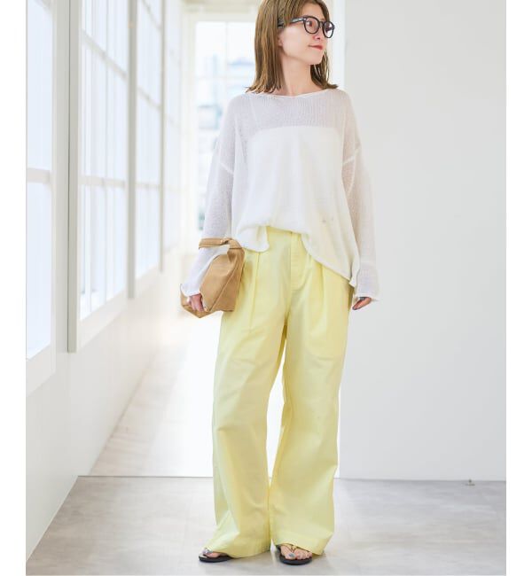 Spick and Span「ライトコットンストレートパンツ」|その他|