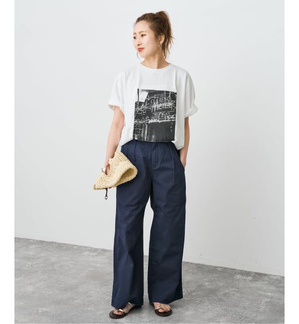 Spick and Span「ライトコットンストレートパンツ」|その他|