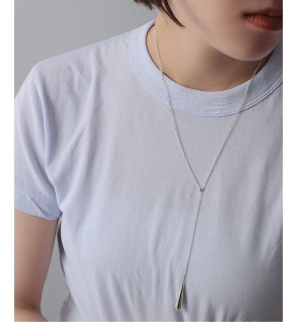 Spick and Span「【SAMH by LILAS】PUFFドロップYネックレス SV」|ネックレス|