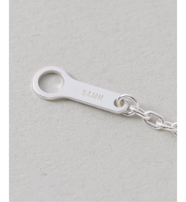 Spick and Span「【SAMH by LILAS】PUFFドロップYネックレス SV」|ネックレス|