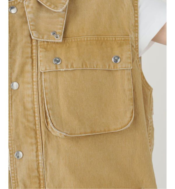 FRAMeWORK「JANE SMITH/ジェーンスミス sulfur dye heavy duvk cloth o」|ダウンベスト・ベスト|
