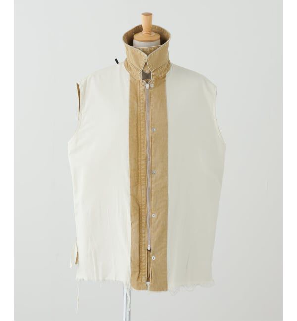 FRAMeWORK「JANE SMITH/ジェーンスミス sulfur dye heavy duvk cloth o」|ダウンベスト・ベスト|