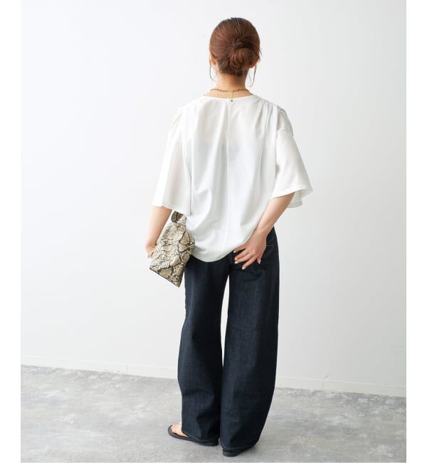 Spick and Span「ソフトギャザープルオーバー」|Tシャツ・カットソー|
