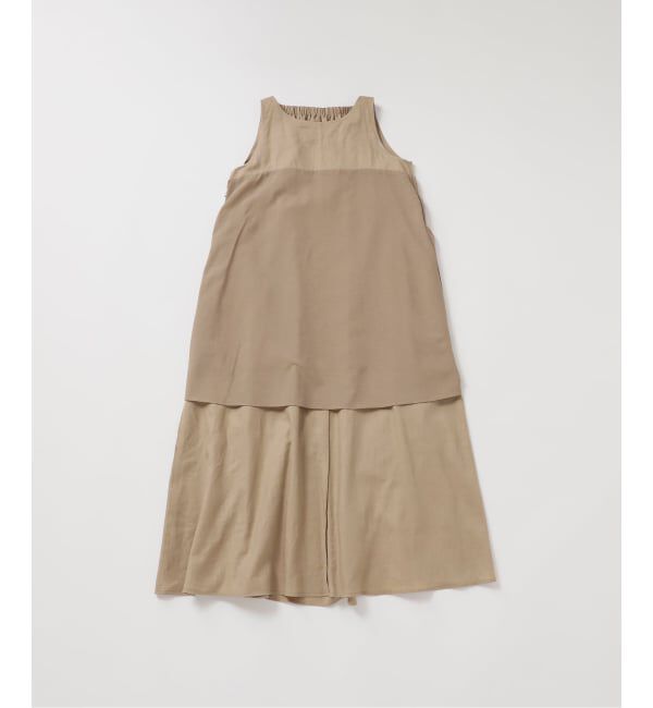 U by SPICK&SPAN「コットンリネンバックギャザーワンピース」|ワンピース|