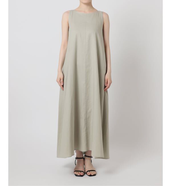 U by SPICK&SPAN「コットンリネンバックギャザーワンピース」|ワンピース|
