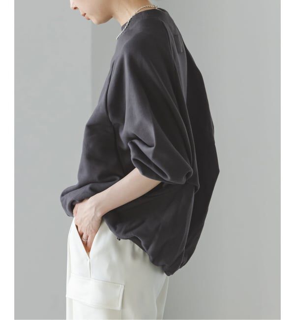 NOBLE「《予約》COG THE BIGSMOKE/コグザビッグスモーク OLIVER PUFFY HEM TOP」|スウェット・ジャージ|グレー